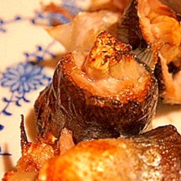 とろける口福、秋刀魚の焼き茄子包み焼き